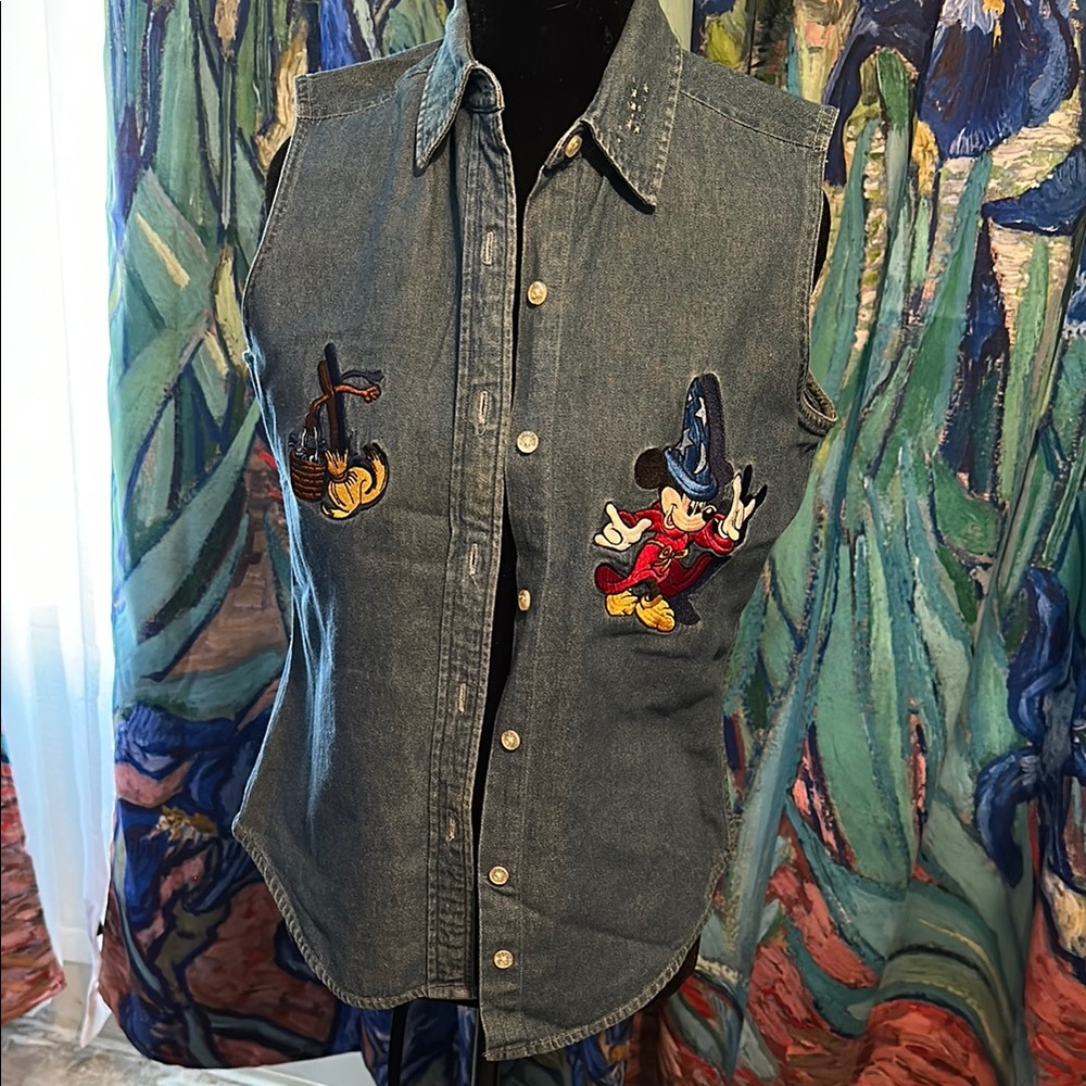Disney Blue Denim Top The Sorcerer’s Apprentice